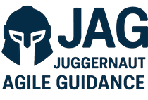 Juggernaut Agile Guidance logo with helmet.